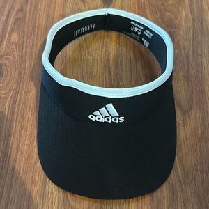 Adidas black white visor